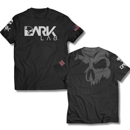 Camiseta Para Treino Preta DRY-FIT Dark Lab