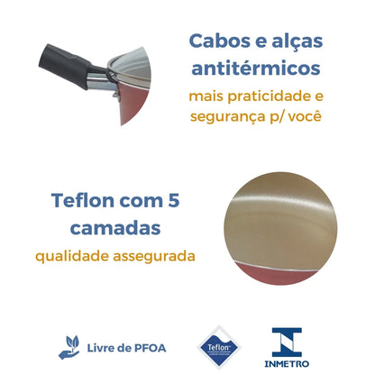 Frigideira Teflon 14cm Non-stick