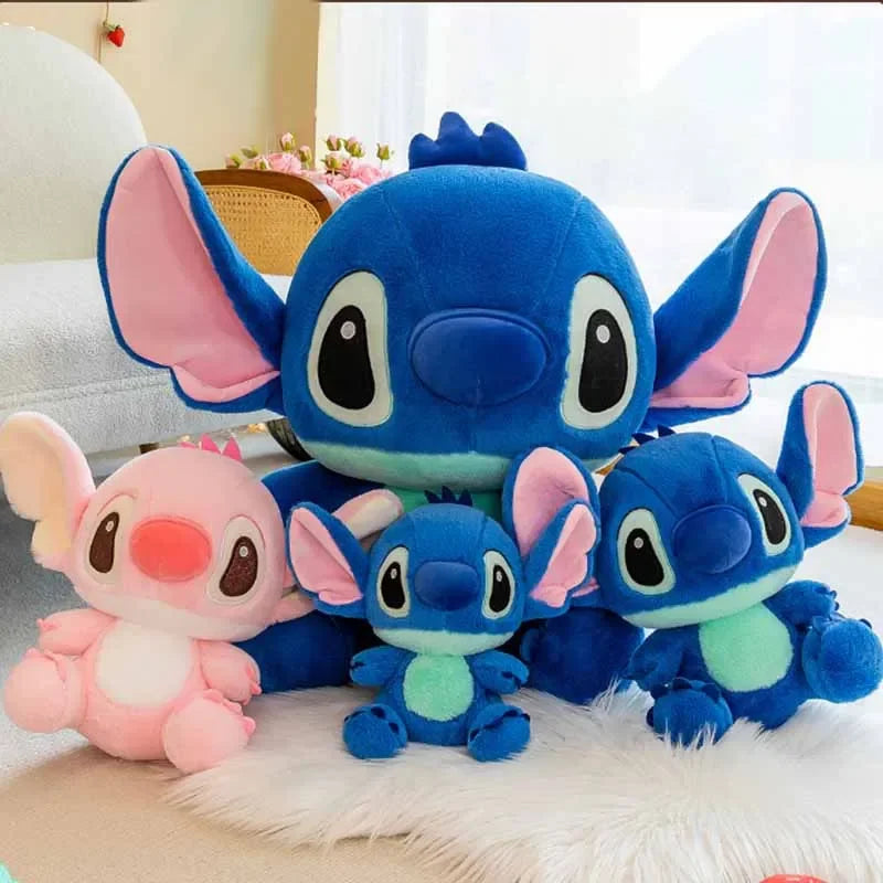 Disney-Stitch Bonecas de pelúcia infantis